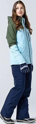 Превью Женская горнолыжная куртка Куртка горнолыжная PHENIX Bicolor Block Pale Blue